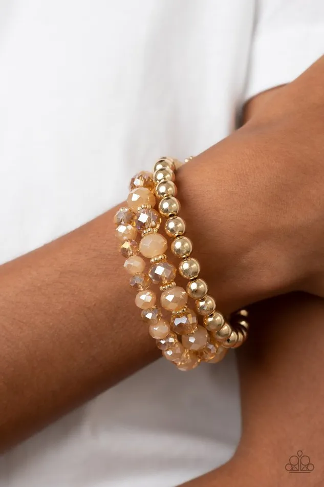 Paparazzi Jewelry Bracelets Paparazzi Bracelet Gimme Gimme Gold