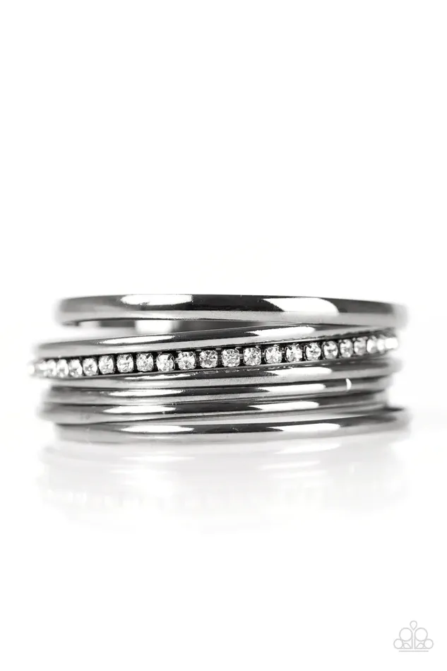 Paparazzi Jewelry Bracelets Paparazzi Bracelet Gorgeous In Glitter Black