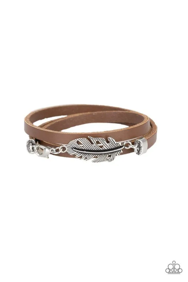Paparazzi Jewelry Bracelets Paparazzi Bracelet High Spirits Brown