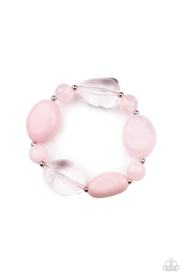 Paparazzi Jewelry Bracelets Paparazzi Bracelet I Need a STAYCATION Pink Paparazzi Jewelry Bracelets Paparazzi Bracelet I Need a STAYCATION Pink