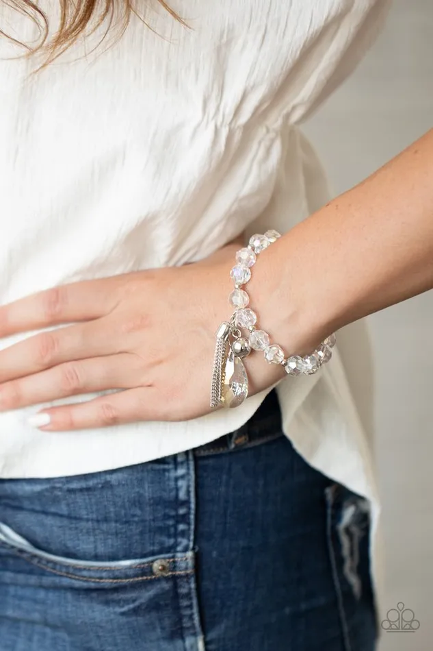 Paparazzi Jewelry Bracelets Paparazzi Bracelet Leaving So SWOON White