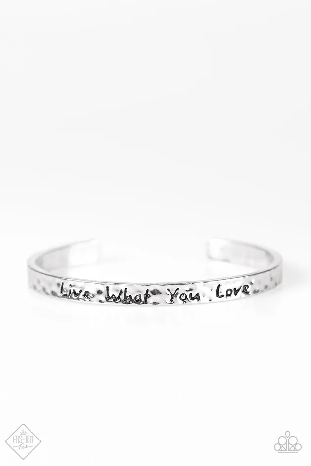 Paparazzi Jewelry Bracelets Paparazzi Bracelet Live Your Life Silver