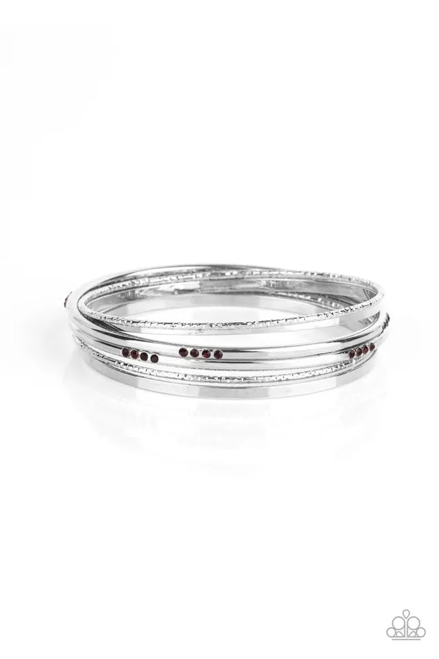 Paparazzi Jewelry Bracelets Paparazzi Bracelet Lock STACK and Barrel Purple Paparazzi Jewelry Bracelets Paparazzi Bracelet Lock STACK and Barrel Purple