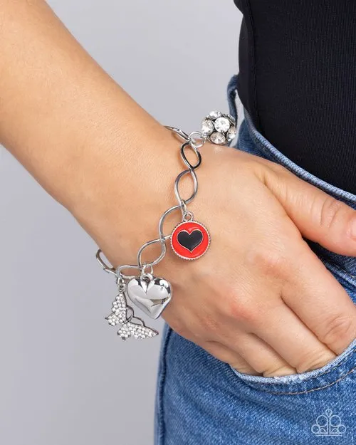 Paparazzi Jewelry Bracelets Paparazzi Bracelet Lullaby Lucky Red