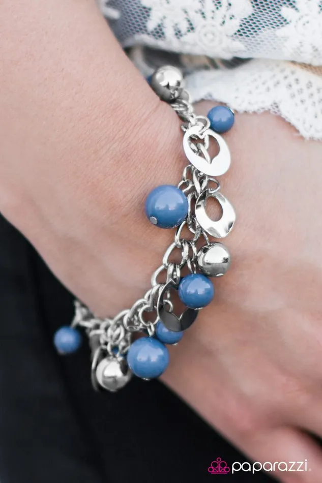 Paparazzi Jewelry Bracelets Paparazzi Bracelet Match Made In Heaven Blue