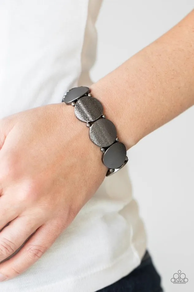 Paparazzi Jewelry Bracelets Paparazzi Bracelet Metallic Spotlight Black