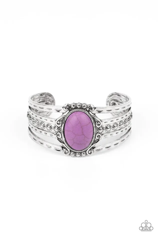 Paparazzi Jewelry Bracelets Paparazzi Bracelet Mojave Mecca Purple Paparazzi Jewelry Bracelets Paparazzi Bracelet Mojave Mecca Purple