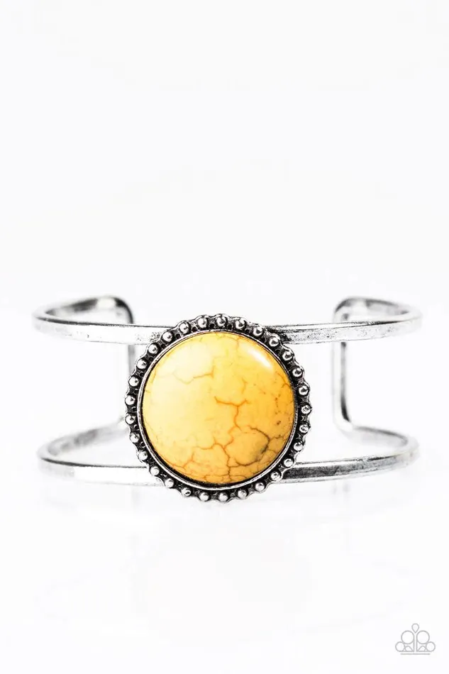 Paparazzi Jewelry Bracelets Paparazzi Bracelet New Horizons Yellow