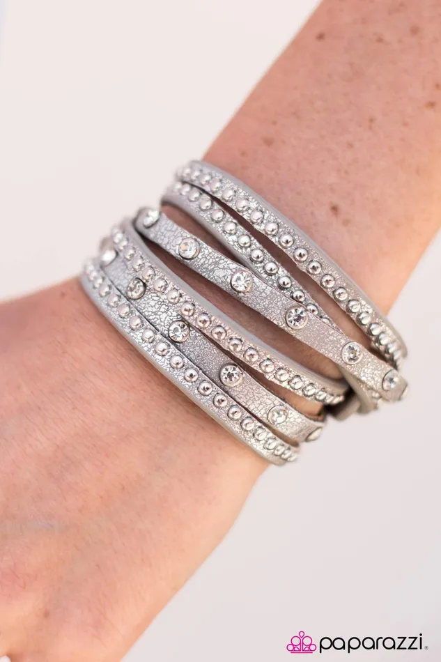 Paparazzi Jewelry Bracelets Paparazzi Bracelet No Boys Allowed Silver