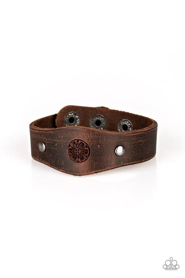 Paparazzi Jewelry Bracelets Paparazzi Bracelet Pleasantly Pioneer Brown