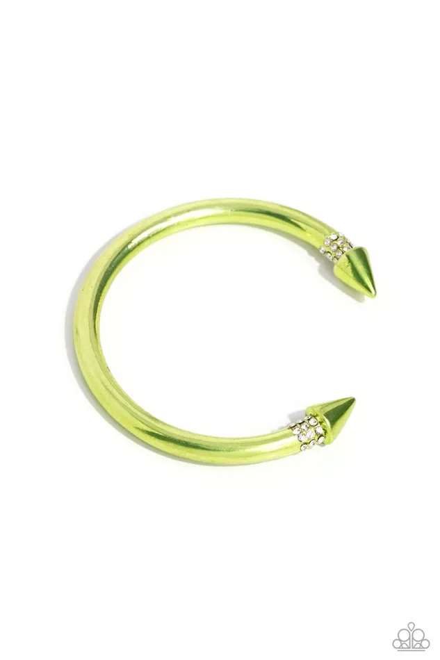 Paparazzi Jewelry Bracelets Paparazzi Bracelet Punky Plot Twist Green Paparazzi Jewelry Bracelets Paparazzi Bracelet Punky Plot Twist Green