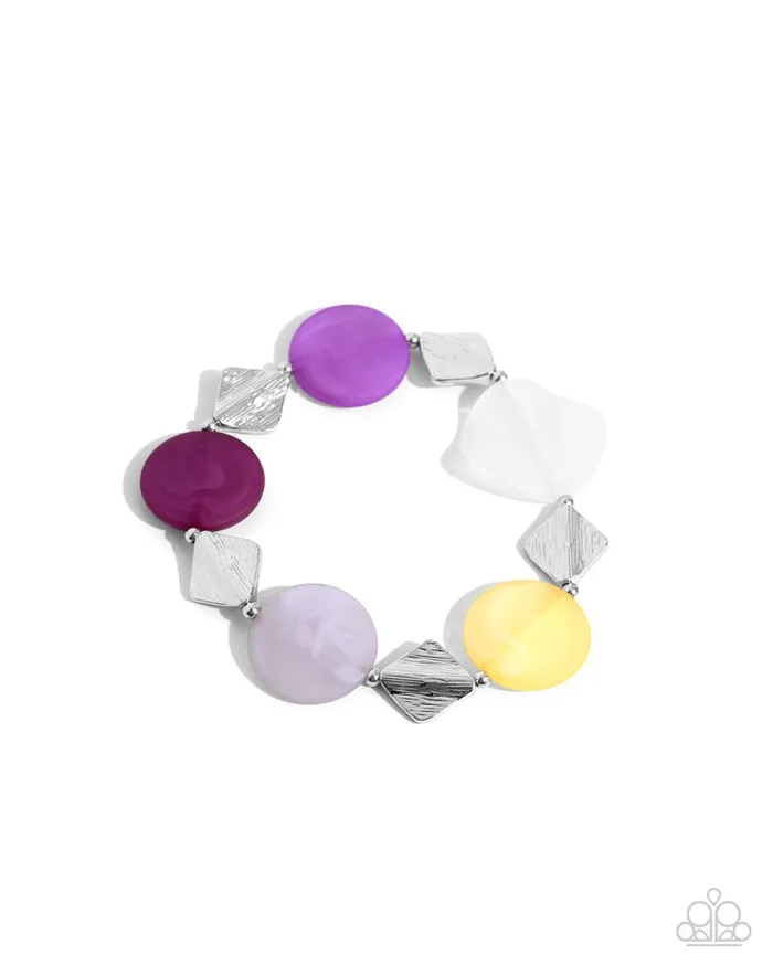 Paparazzi Jewelry Bracelets Paparazzi Bracelet Reflective Ratio Purple Paparazzi Jewelry Bracelets Paparazzi Bracelet Reflective Ratio Purple