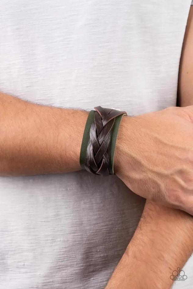 Paparazzi Jewelry Bracelets Paparazzi Bracelet Rein it in Green