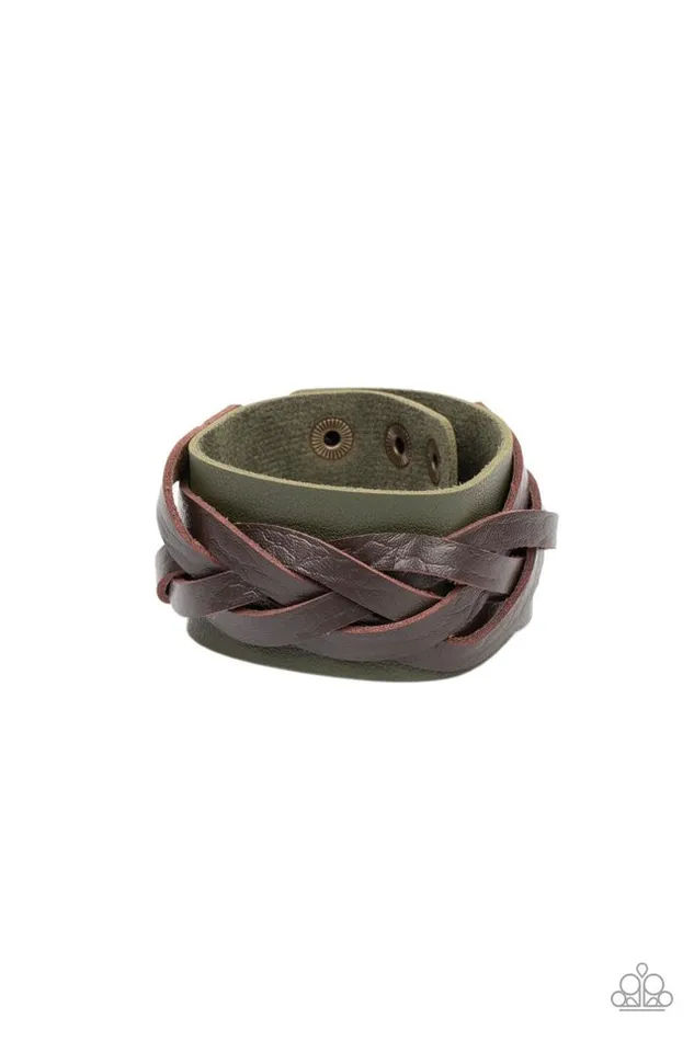Paparazzi Jewelry Bracelets Paparazzi Bracelet Rein it in Green Paparazzi Jewelry Bracelets Paparazzi Bracelet Rein it in Green