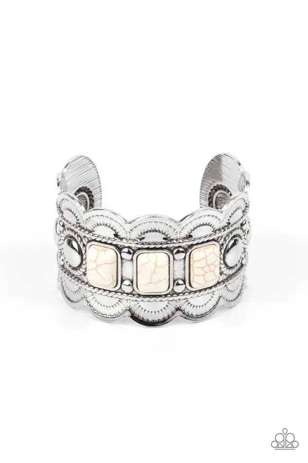 Paparazzi Jewelry Bracelets Paparazzi Bracelet Rio Rancho Retreat White
