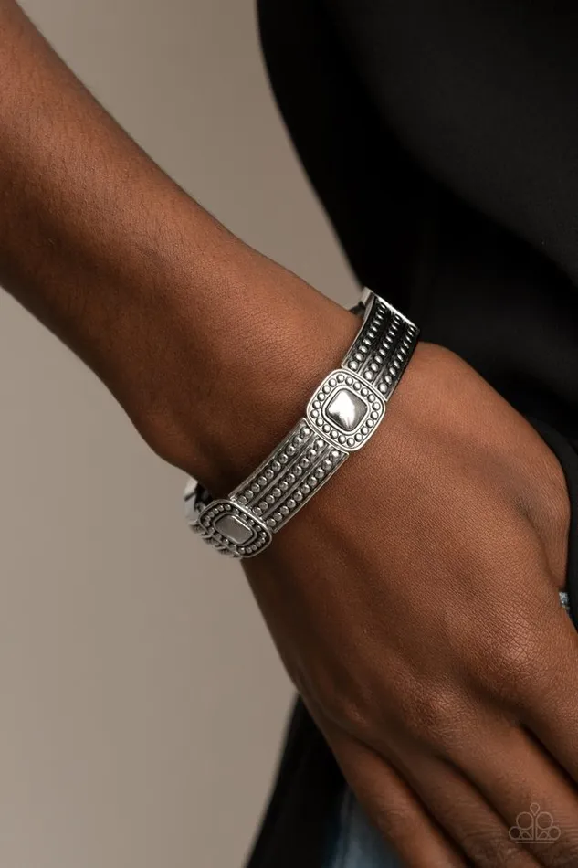 Paparazzi Jewelry Bracelets Paparazzi Bracelet Rustic Redux Silver