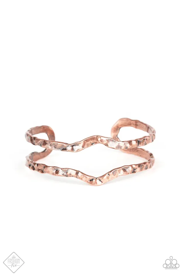 Paparazzi Jewelry Bracelets Paparazzi Bracelet Rustic Ruler Copper