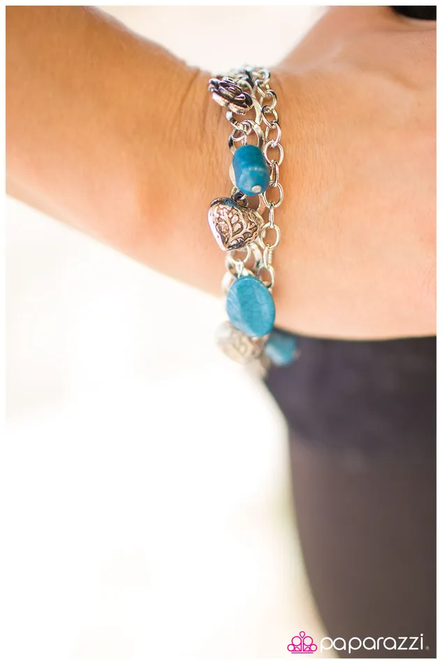 Paparazzi Jewelry Bracelets Paparazzi Bracelet Shake Rattle and Roll Blue