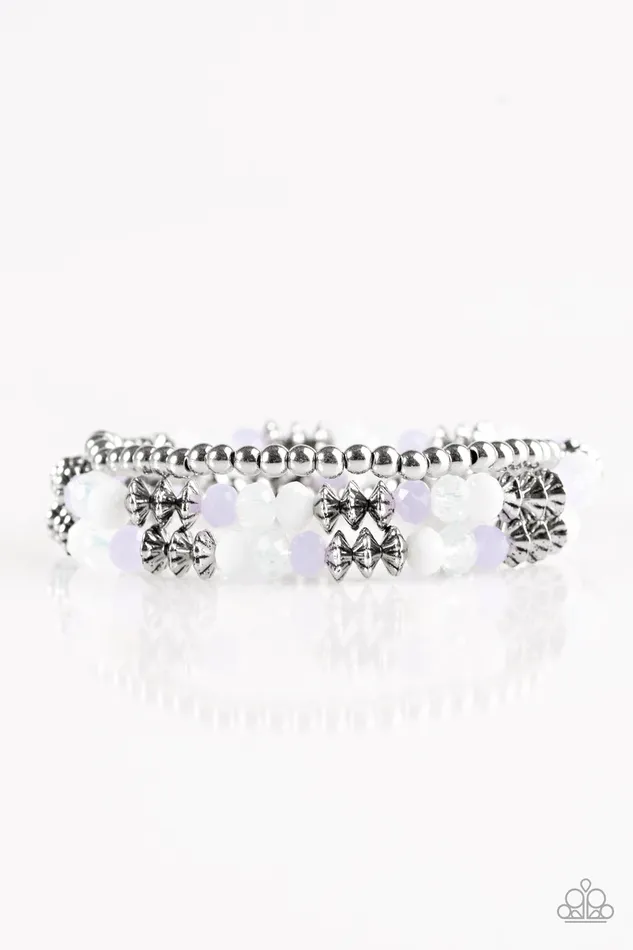Paparazzi Jewelry Bracelets Paparazzi Bracelet Shimmer Sensation Purple