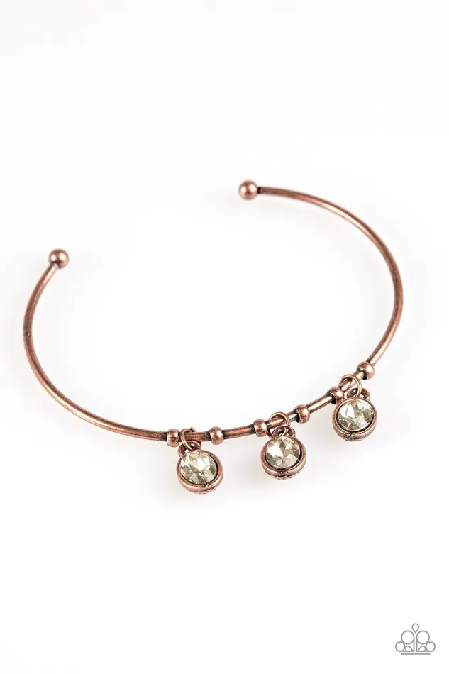Paparazzi Jewelry Bracelets Paparazzi Bracelet Sparkling Splendor Copper