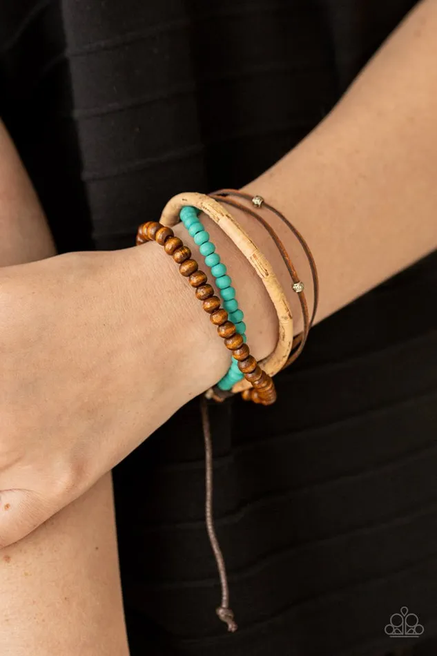 Paparazzi Jewelry Bracelets Paparazzi Bracelet STACK To Basics Blue