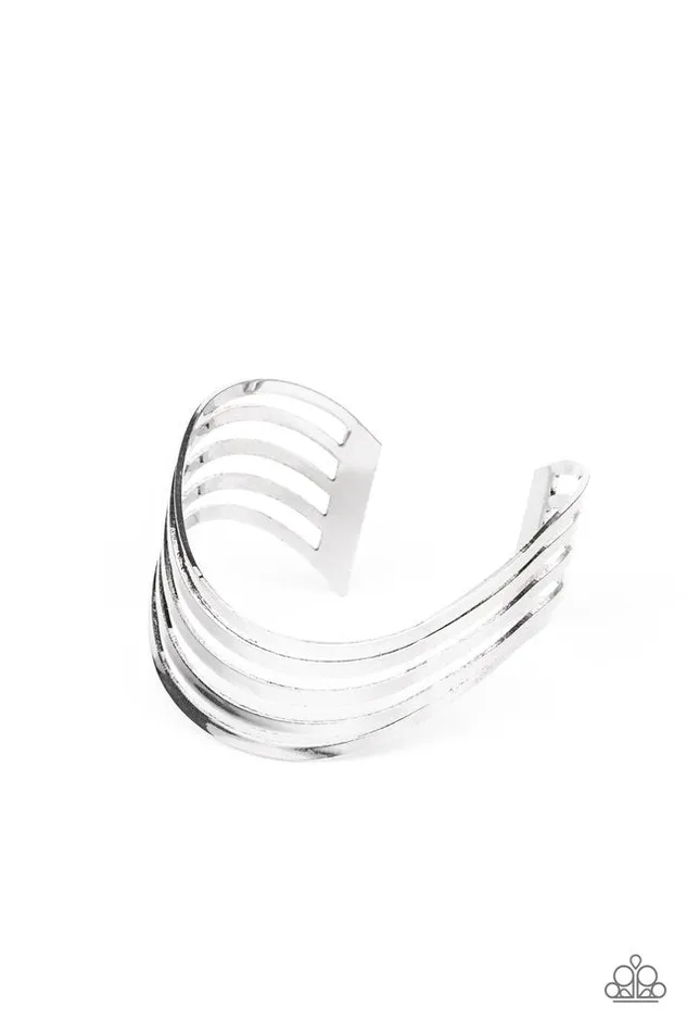 Paparazzi Jewelry Bracelets Paparazzi Bracelet Tantalizingly Tiered Silver Paparazzi Jewelry Bracelets Paparazzi Bracelet Tantalizingly Tiered Silver