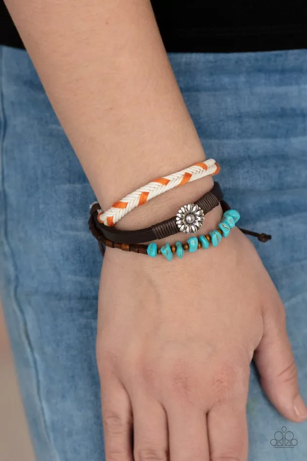 Paparazzi Jewelry Bracelets Paparazzi Bracelet Terrain Trend Orange
