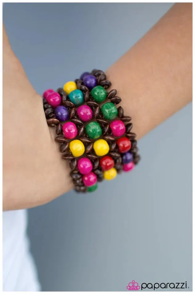 Paparazzi Jewelry Bracelets Paparazzi Bracelet Tropical Escape Multi