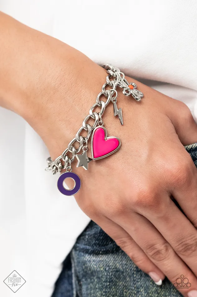 Paparazzi Jewelry Bracelets Paparazzi Bracelet Turn Up the Charm Multi