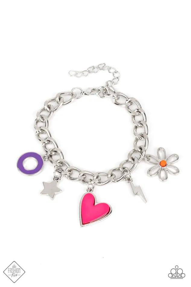 Paparazzi Jewelry Bracelets Paparazzi Bracelet Turn Up the Charm Multi