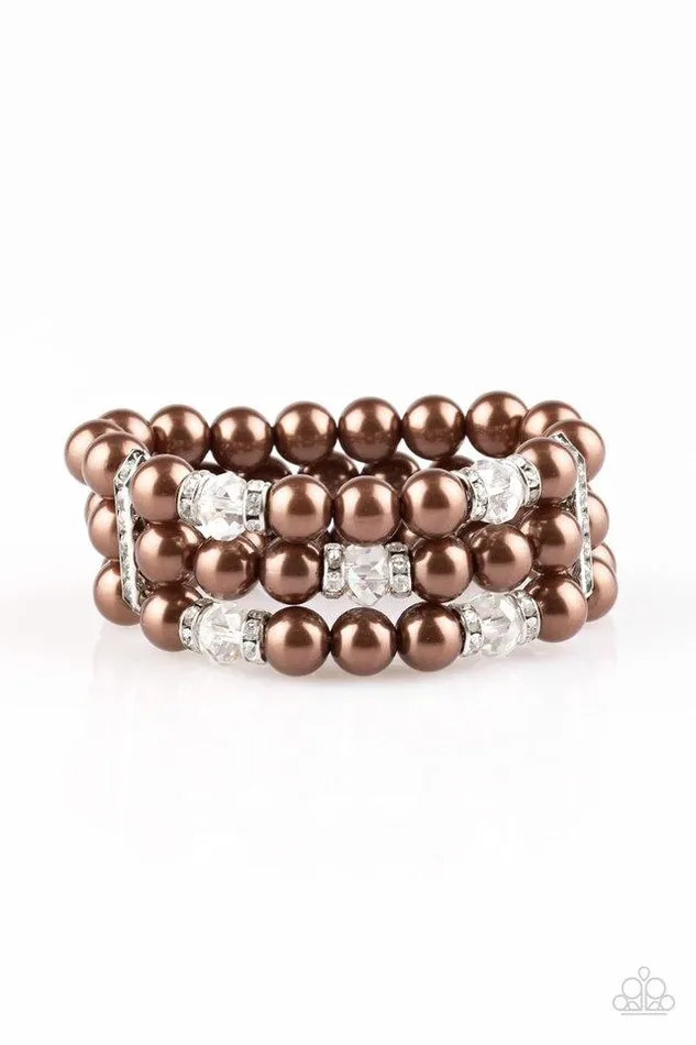 Paparazzi Jewelry Bracelets Paparazzi Bracelet Undeniably Dapper Brown