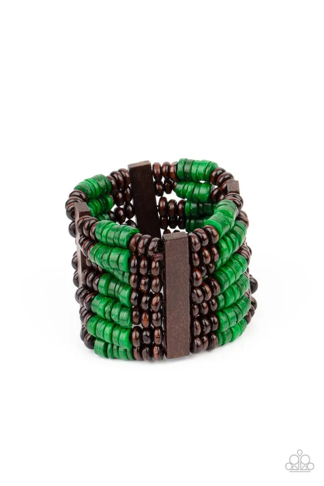 Paparazzi Jewelry Bracelets Paparazzi Bracelet Vacay Vogue Green Paparazzi Jewelry Bracelets Paparazzi Bracelet Vacay Vogue Green