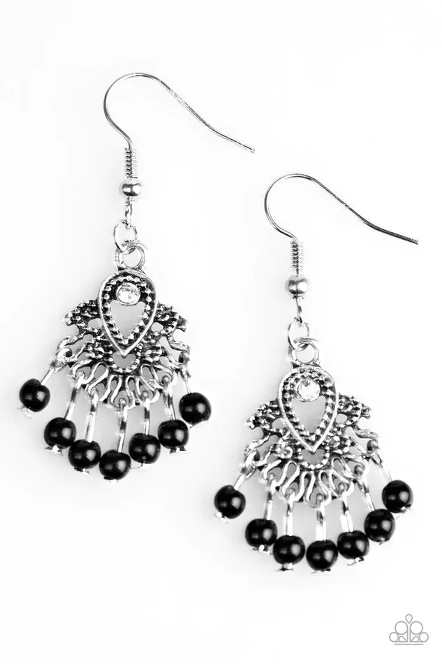 Paparazzi Jewelry Earrings Paparazzi Earring A COAST Call Black