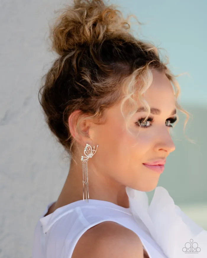 Paparazzi Jewelry Earrings Paparazzi Earring A Few Of My Favorite WINGS White