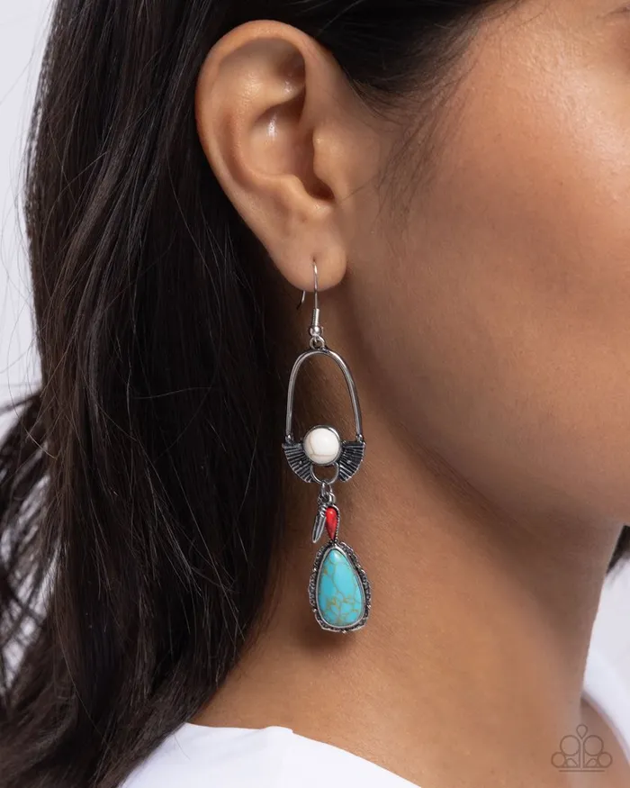 Paparazzi Jewelry Earrings Paparazzi Earring Badlands Basic Multi