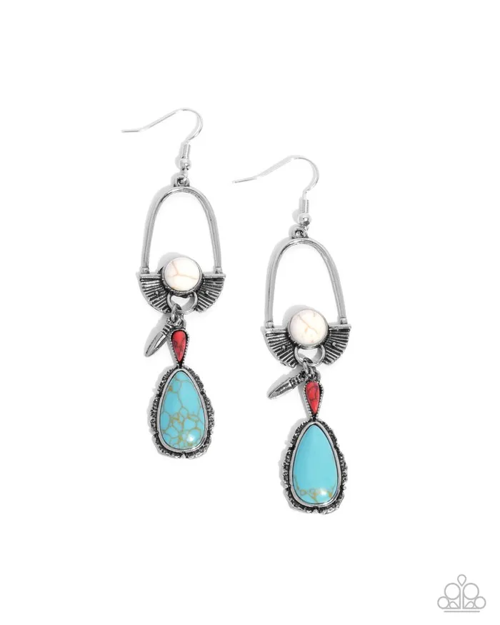 Paparazzi Jewelry Earrings Paparazzi Earring Badlands Basic Multi Paparazzi Jewelry Earrings Paparazzi Earring Badlands Basic Multi