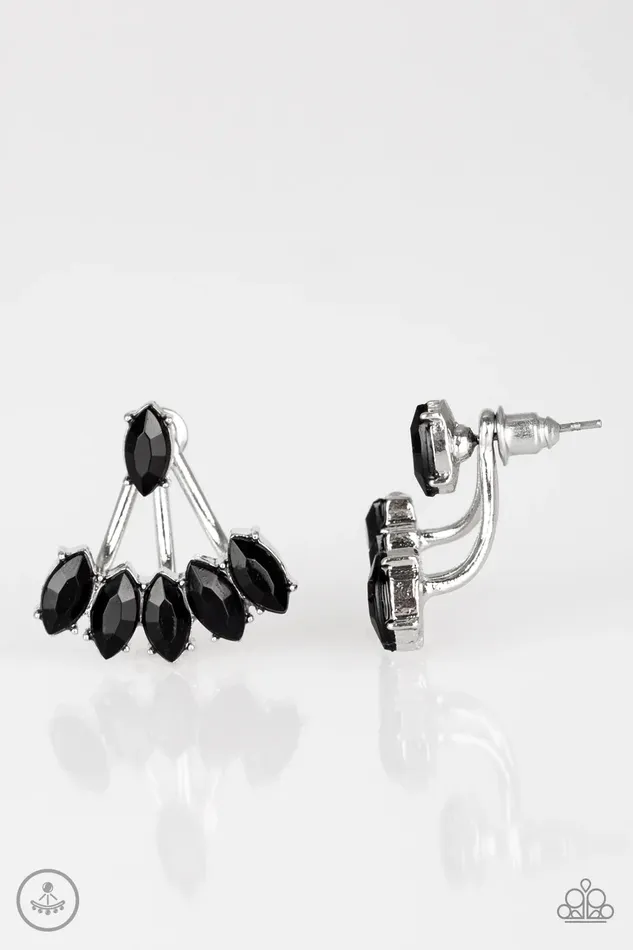 Paparazzi Jewelry Earrings Paparazzi Earring Chicly Carnivalesque Black