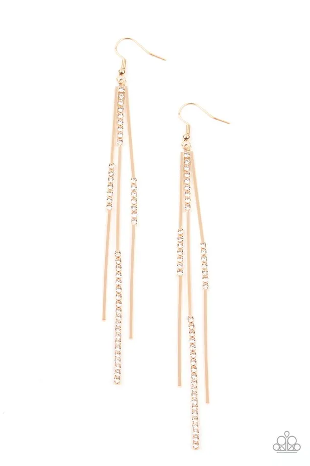 Paparazzi Jewelry Earrings Paparazzi Earring Dainty Dynamism Gold Paparazzi Jewelry Earrings Paparazzi Earring Dainty Dynamism Gold