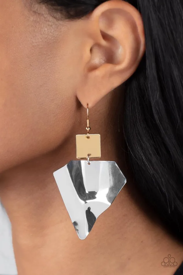 Paparazzi Jewelry Earrings Paparazzi Earring Deceivingly Deco Multi