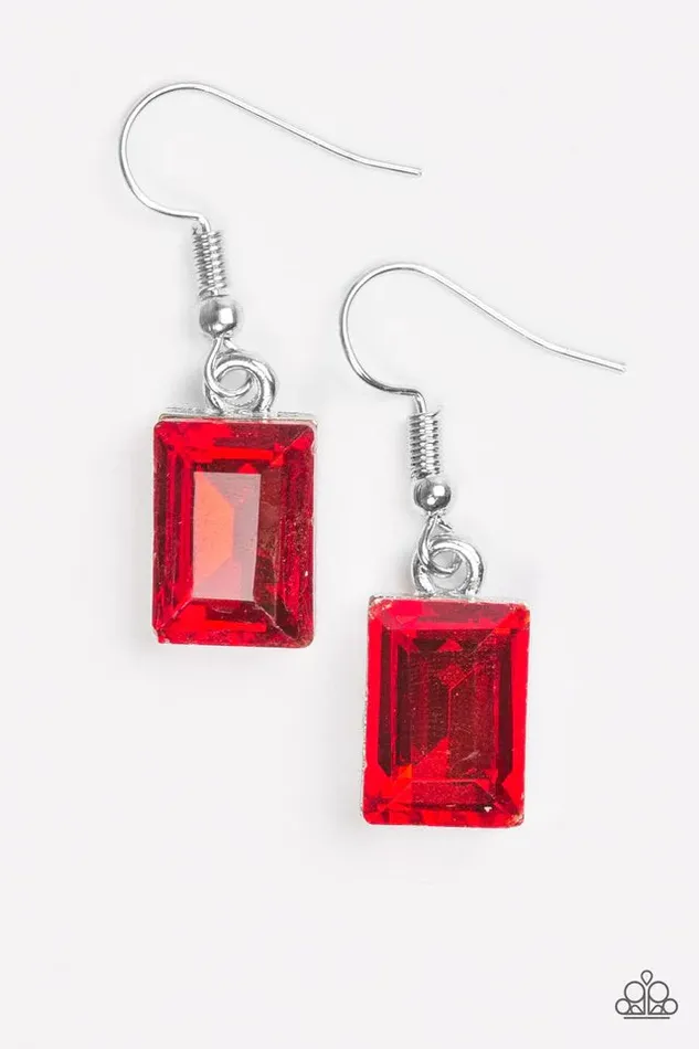 Paparazzi Jewelry Earrings Paparazzi Earring Dining With Divas Red
