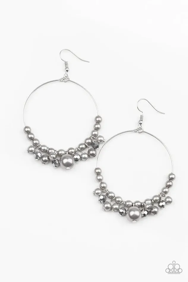 Paparazzi Jewelry Earrings Paparazzi Earring Effortless Effervescence Silver