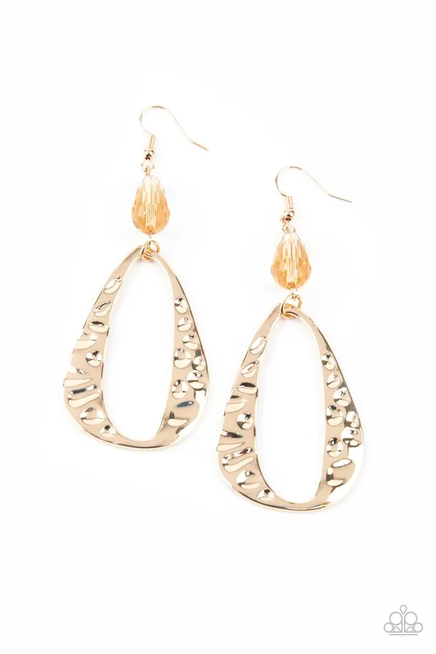 Paparazzi Jewelry Earrings Paparazzi Earring Enhanced Elegance Gold Paparazzi Jewelry Earrings Paparazzi Earring Enhanced Elegance Gold