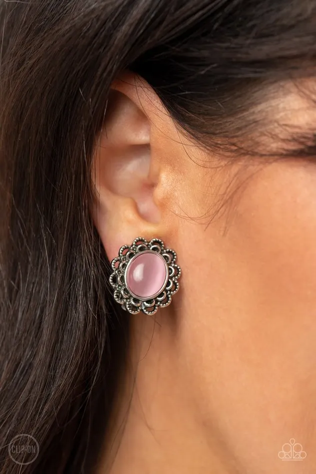 Paparazzi Jewelry Earrings Paparazzi Earring Garden Gazebo Pink