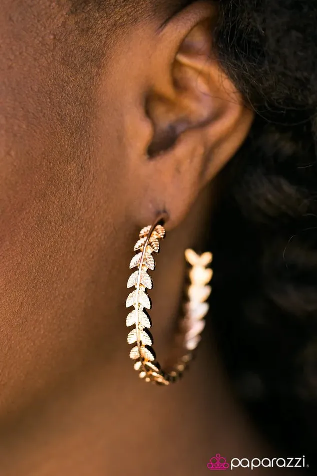 Paparazzi Jewelry Earrings Paparazzi Earring Rome Roaming Gold