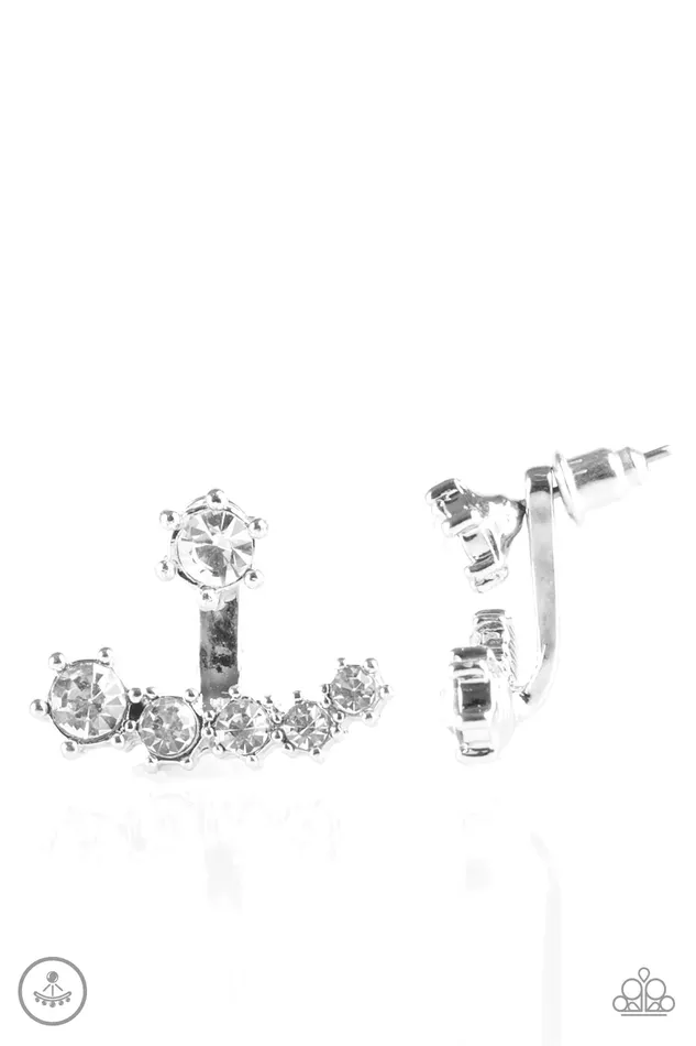 Paparazzi Jewelry Earrings Paparazzi Earring Surprise Shimmer White