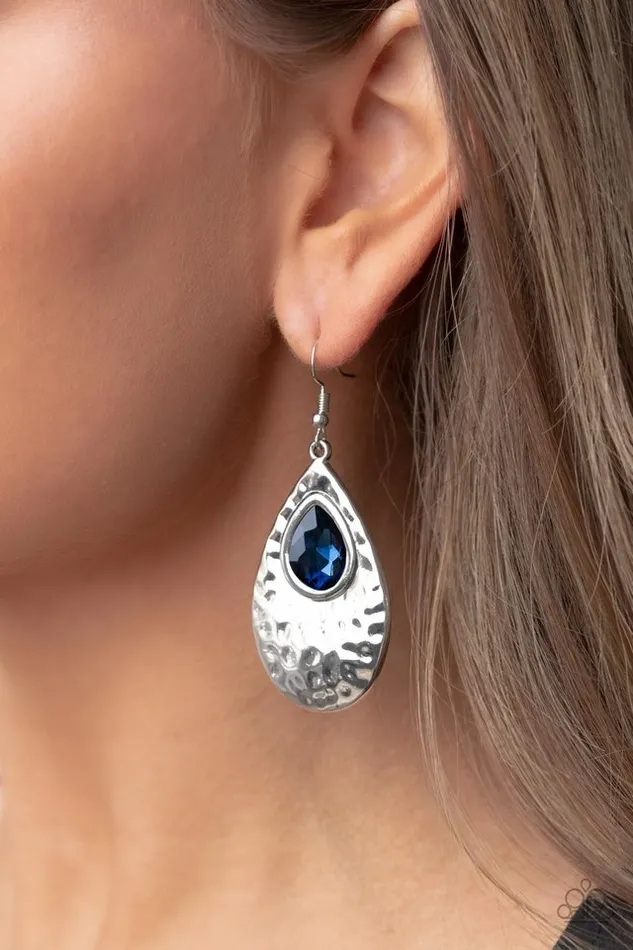 Paparazzi Jewelry Earrings Paparazzi Earring Tranquil Trove Blue