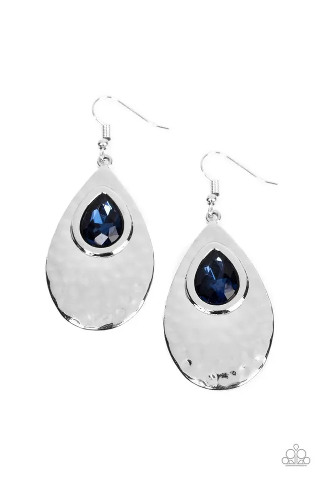 Paparazzi Jewelry Earrings Paparazzi Earring Tranquil Trove Blue