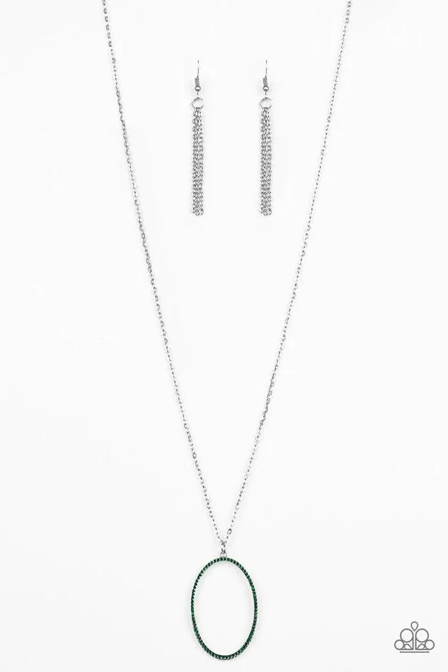 Paparazzi Jewelry Necklaces Paparazzi Necklace A Dazzling Distraction Green