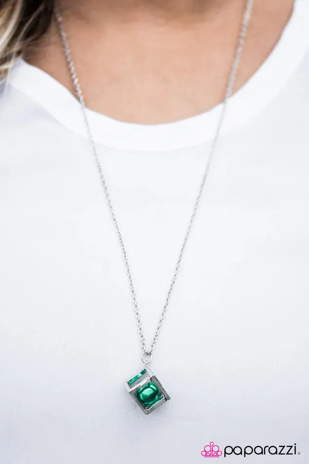 Paparazzi Jewelry Necklaces Paparazzi Necklace Box Office Hit Green