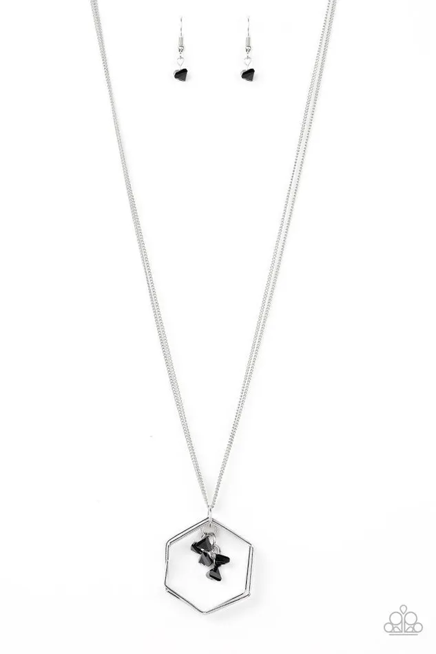 Paparazzi Jewelry Necklaces Paparazzi Necklace Chicly Geocentric Black Paparazzi Jewelry Necklaces Paparazzi Necklace Chicly Geocentric Black